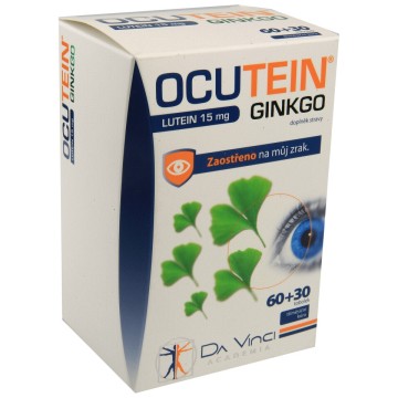 Ocutein Ginkgo 45mg+Lutein 15mg Da Vinci Academia—60+30 tobolek