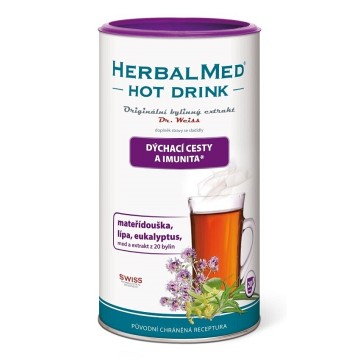 Dr.Weiss HerbalMed HotDrink nachlazení rýma — + vitamín C, 180 g