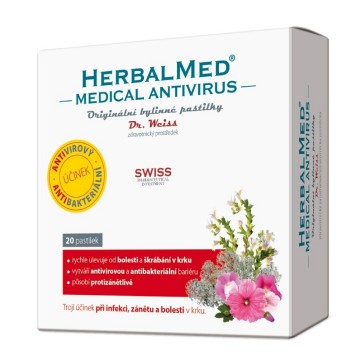 Dr.Weiss HerbalMed Medical Antivirus—20 pastilek