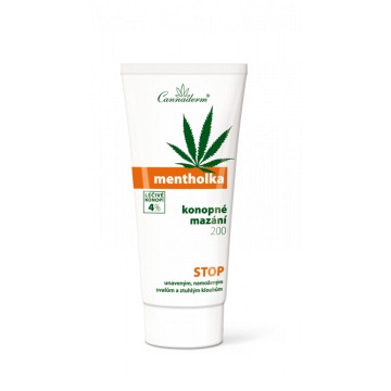 Cannaderm Mentholka konopné mazání—200 ml