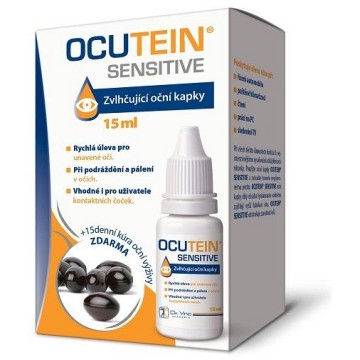 Ocutein Sensitive DaVinci Academia + Ginkgo—oční kapky 15ml + 15 tablet