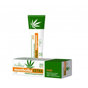 Cannaderm Mentholka EXTRA konopné mazání—150 ml