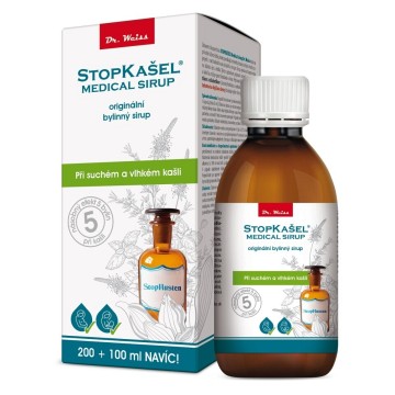 Dr. Weiss STOPKAŠEL Medical sirup—200+100 ml navíc