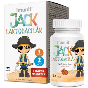 Laktobacily Jack Laktobacilák Imunit—72 tablet