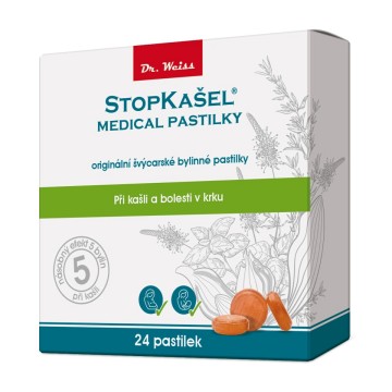 Dr. Weiss STOPKAŠEL Medical—24 pastilek