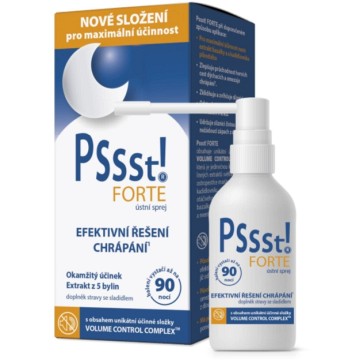 Pssst! FORTE ústní sprej proti chrápání—15ml+10ml