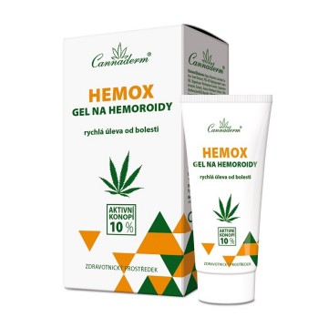 Cannaderm Hemox gel na hemoroidy —40g