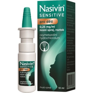 Nasivine Sensitive 0,025%—nosní sprej 10 ml