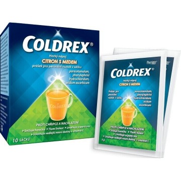 Coldrex Citron s Medem—horký nápoj 10 sáčků