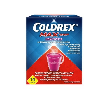 Coldrex MAXGrip Lesní ovoce—14 sáčků