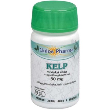 Uniospharma Kelp+kyselina glutamová 50mg—90 tablet