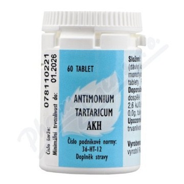 AKH Antimonium Tartaricum—60 tablet