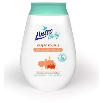 Linteo Baby Dětský olej po koupeli s Bio Měsíčkem—250 ml