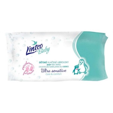 Vlhčené ubrousky Linteo Baby ultra sensitive —10 ks