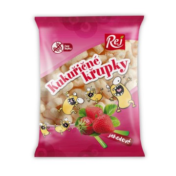 Kukuřičné křupky jahodové—90 g