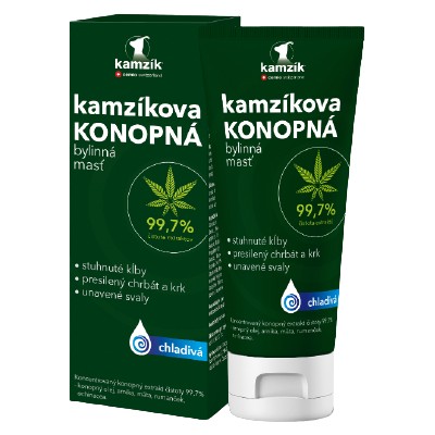 Cemio Kamzíkova konopná mast hřejivá NEW ČR/SK—200 ml