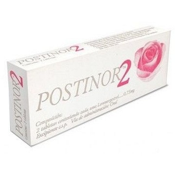 Postinor 750mcg—2 tablety