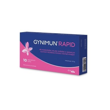 Gynimun Rapid —10 vaginálních čípků