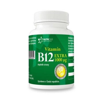 Vitamín B12 EXTRA 1000mcg—30 tablet