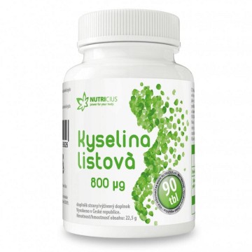 Kyselina Listová 800mcg—90 tablet