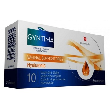 Fytofontana Gyntima vaginální čípky Hyaluronic—10 ks