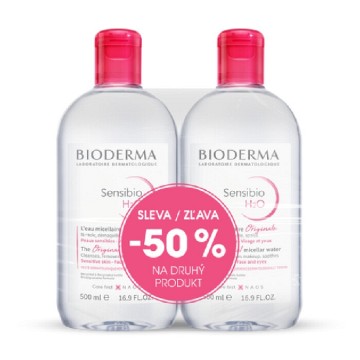 Bioderma Sensibio H2O—500+500 ml výhodné balení