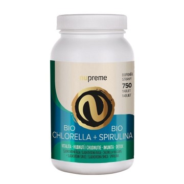 Chlorella + Spirulina 750 tablet BIO Nupreme—750 tablet