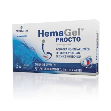 HemaGel PROCTO—5 rektálních čípků