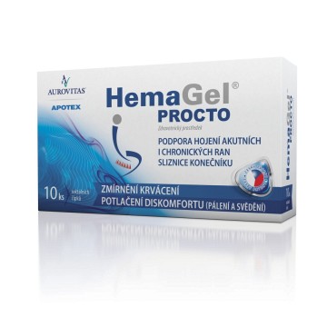 HemaGel PROCTO čípky—10ks