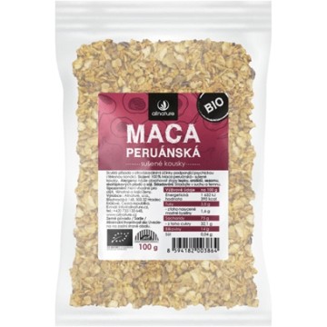 Allnature Maca peruánská sušené kousky BIO—100 g