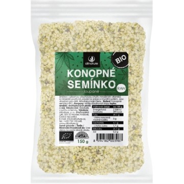 Allnature Konopné semínko loupané BIO RAW—150 g