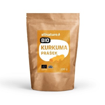 Allnature Kurkuma prášek BIO—80 g