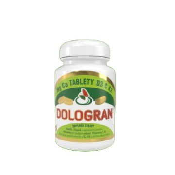 Dologran tablety Mg Ca D3 C K2—60 tablet (90g)