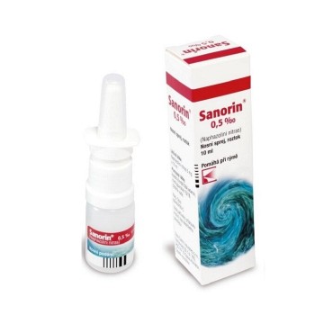 Sanorin 0,5mg/ml—nosní sprej 10ml