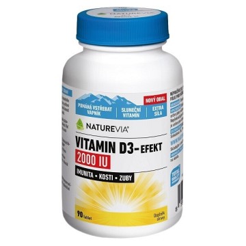 NatureVia Vitamin D3-Efekt 2000IU—90 tablet