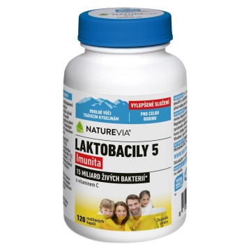 NatureVia Laktobacily 5 Imunita—120 tablet