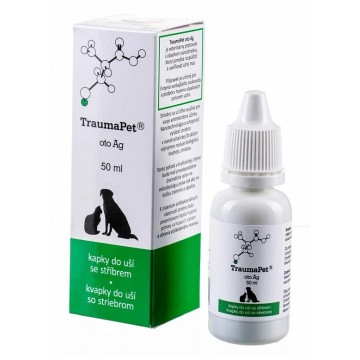 TraumaPet oto Ag —usni kapky s kapatkem, 50ml