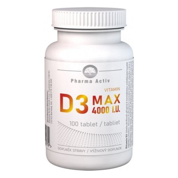 Vitamín D3 MAX 4000 I.U.—100 tablet