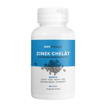 Zinek Chelát 15 mg MOVit—90 tablet