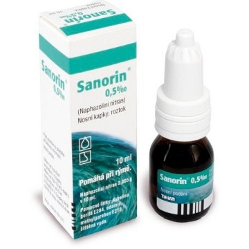 Sanorin 1mg/ml—nosní sprej 10ml