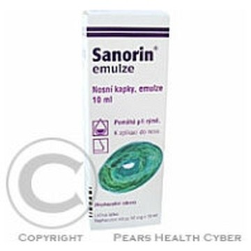 Sanorin Emulze—nosní emulze 10ml