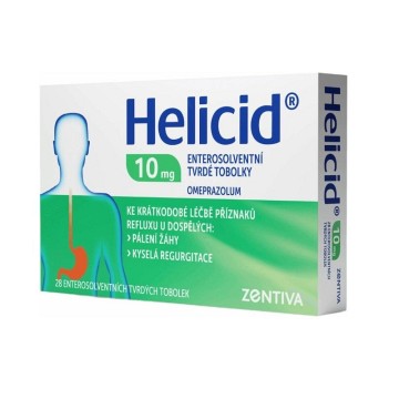 Helicid 10 mg Zentiva—28 kapslí