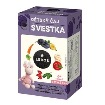 Leros Dětský čaj Švestka—20x2 g