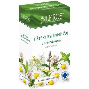 Leros Dětský bylinný čaj s heřmánkem—20x 1.5 g