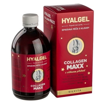 Hyalgel Collagen MAXX příchuť VIŠEŇ—500 ml (1+1 ZDARMA)