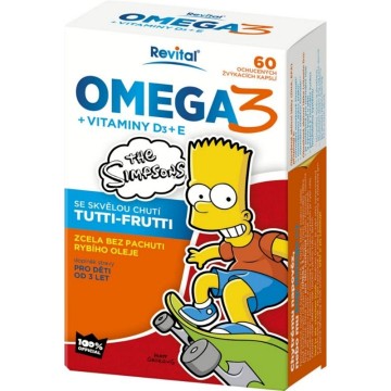 The Simpsons Omega3 + vitamíny D, E—60 tobolek