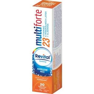 Revital Multi Forte Pomeranč—20 šumivých tablet