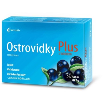 Ostrovidky Plus s luteinem—30 tobolek