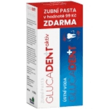 Glucadent+ voda a pasta 1 sada—200 ml + 95 g