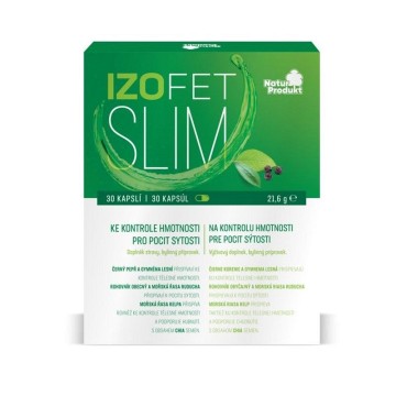 Naturprodukt Izofet Slim kontrola hmotnosti—30 tobolek